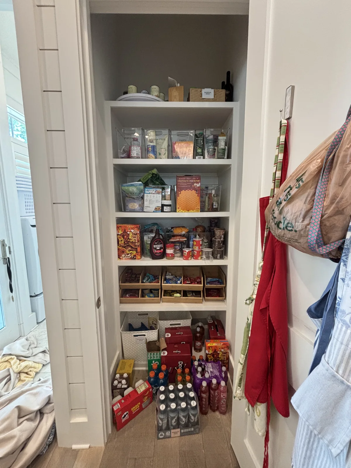 Pantry, before organizing